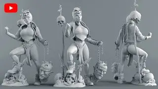 Showreel 3D character modeling