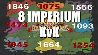 1254 vs 1556 & 1093 pass 6 opening - the 8 imperium kvk Sot8 - Rise of Kingdoms