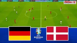 GERMANY vs DENMARK - UEFA EURO 2024 | Full Match All Goals | EA FC 24 Gameplay PC