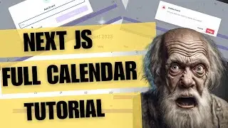 BUILD A NEXT JS CALENDAR APP