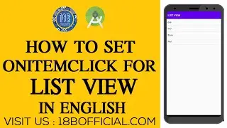 Listview OnclickListiner In Android Studio