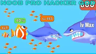 NOOB VS PRO VS HACKER VS GOD in Fish Level up  (iOS)