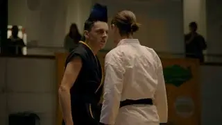 Hawk vs Robby fight scene  - Cobra Kai