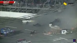 Scary crash at Five Flags Speedway