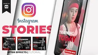 Create Animated Instagram Stories in After Effects - After Effects Tutorial | No Plugins Required