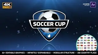 World Soccer Cup - International Futbol Package for After Effects