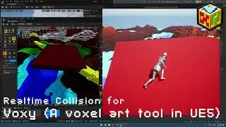 UE5 Native Chaos collision for Voxy