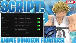 Anime Dungeon Fighters Script Pastebin 2024 AUTO FARM + INFINITE COINS + FREE BATTLEPASS + MOBILE/PC