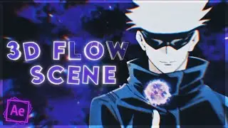 How to make 3d flow scene in After Effects | AMV Tutorial | Repost