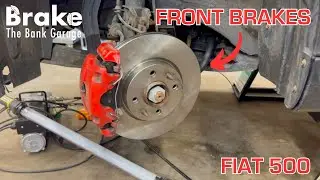 How to Replace Front Brake Pads & Rotors on a Fiat 500 (2012-2019)