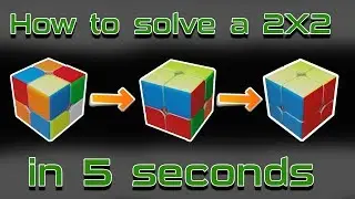 How to solve a 2x2 Rubik's cube in 5 seconds! (Ortega method tutorial)