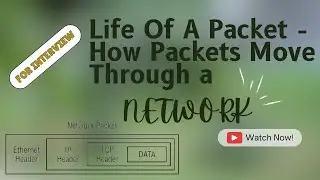 The Life of a Packet - How Packets Move Through a Network | Interview Questions | Foundation | CCIE