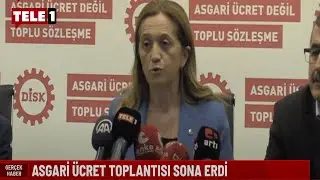 DİSK Genel Başkanı Arzu Çerkezoğlundan asgari ücret toplantı sonrası ilk açıklama!