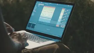 Делаю бит ночью в парке в Ableton Live