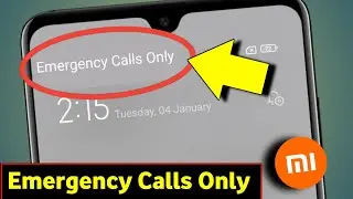 Emergency Calls Only Sim Card Problem Redmi | Airtel Sim Emergency Calls Only Problem Redmi