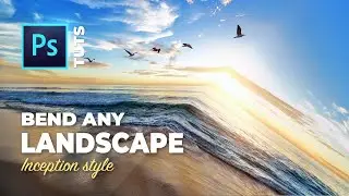 Bend any Landscape (Inception Style) with Perspective Warp in Photoshop