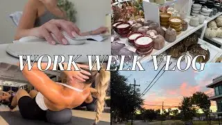 8-5 WORK WEEK VLOG: realistic & productive days, hot pilates, trying to stick to a routine + more!