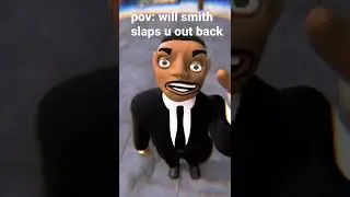 will smith slaps you out back [animated] #shorts