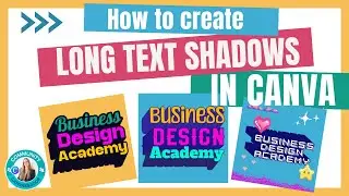 How to Make AMAZING Text Shadows in Canva #createoncanva #canva #canvassador