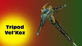 The Lulz in LoL - Tripod Vel'Koz (League of Legends Animation Bug)