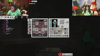 BEATING MINECRAFT HARDCORE PART 2 ⛏️🍄 ft. Kai Cenat