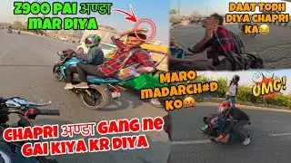 Extreme Fight With अण्डा Gang🤬 || गिरा गिरा कर मारा सालो को🤕|| Meri Bike Chura Li😭 #extremeroadrage