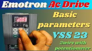 Crompton ac drive basic programming in hindi | Drive | Vs series drive