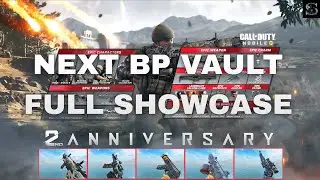 CODM Next Season 11 BP Vault | 2nd Anniversary Battle Pass | Full Showcase | COD MOBILE