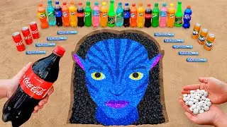 Avatar vs Coca-Cola & Mentos Underground with Orbeez and Popular Sodas