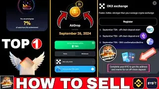 Hamster Kombat Withdrawal kaise kare II Hamster Kombat Binance Listing - How to Sell Hamster Kombat