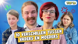 10 VERSCHILLEN TUSSEN VADERS EN MOEDERS!