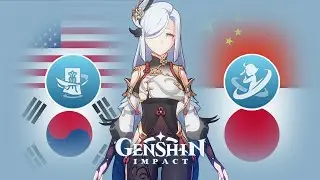 Shenhe Voice in 4 Different Languages (Skills & Attack) | Genshin Impact Shenhe