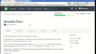 HackerRank | Beautiful Pairs Solution