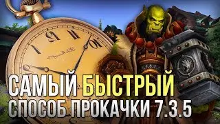 Как оптимально быстро покачаться с 1 по 110 патч 7.3.5 wow