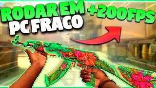 COMO RODAR CSGO EM PC FRACO EM 2023! ( Como aumentar o FPS do CSGO )