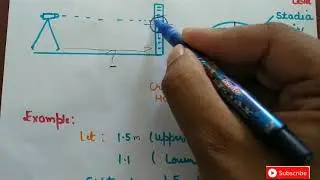 How to measure Horizontal Distance with Auto level || Surveying