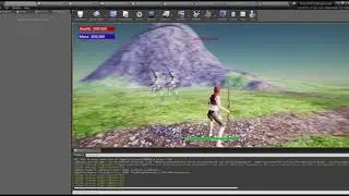 My first UE4 RPG working combat system
