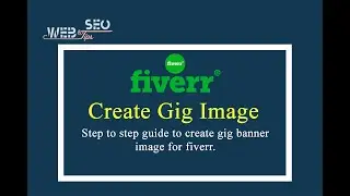 How to Create Image for Fiverr Gig | Fiverr Gig Banner Using Photoshop | Earn 100 to 1000$ Per Month