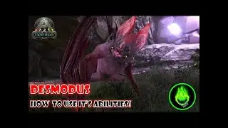 Ark Fjordur - How To Use The Desmodus ABILITIES Including NIGHT VISION & LIFE STEAL!