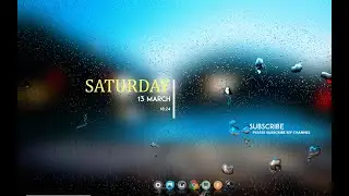 Customize your Desktop window 10 with live Wallpaper using Rain wallpaper