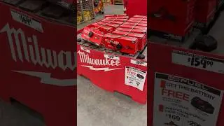 Home Depot Locked 🔒 These Down! Free Battery #homedepot #milwaukeetools