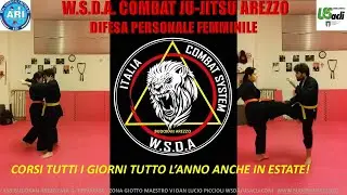 DIFESA PERSONALE FEMMINILE COMBAT JU-JITSU WSDA BUDOKAN AREZZO CORSI TUTTI I GIORNI TUTTO L'ANNO