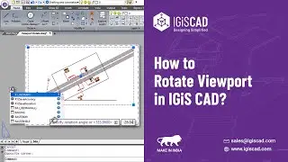 How to Rotate Viewport in IGiS CAD?