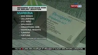 Mga contraceptive implant, sinimulan nang i-deliver ng DOH sa mga health center