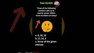 IQ Test #10