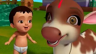 నా ప్రియమైన ఆవు - Cow Song | Telugu Rhymes for Children | Infobells