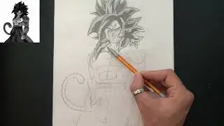 How to draw Goku ssj4 / goku super saiyan 4