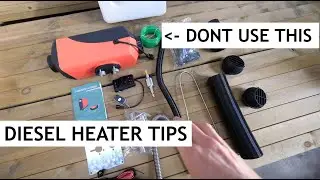 Cheap Chinese Diesel Heater Tips - Camper Van Heating Installation