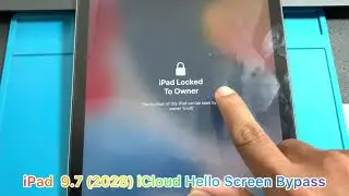 iPad 9.7 (2018) iCloud Hello Screen Bypass Unlock Tools FREE