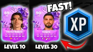 How to get XP FAST & Level up QUICKLY in EA FC 24! 💨 How to Unlock Bellerin, McKennie, & Insigne